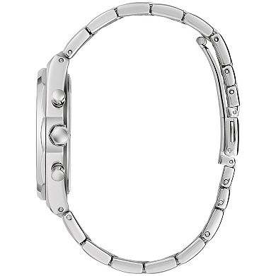 Caravelle by Bulova Men's Stainless Steel Grey Dial Chronograph Watch - 43A158