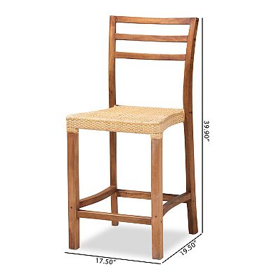 bali & pari Arthur Rattan Bar Stool