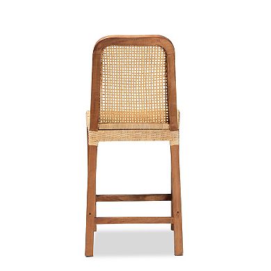 bali & pari Caspia Rattan Bar Stool