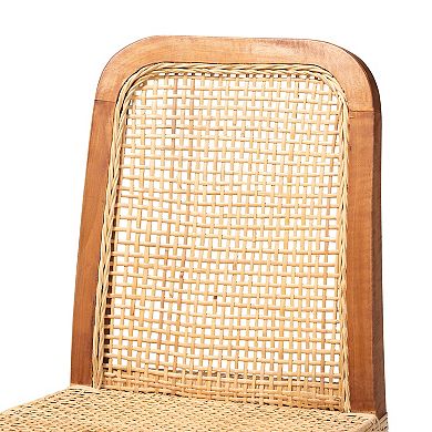 bali & pari Caspia Rattan Bar Stool