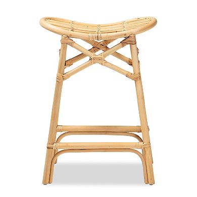 bali & pari Elgon Rattan Counter Stool