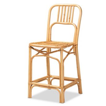 bali & pari Ivora Rattan Bar Stool