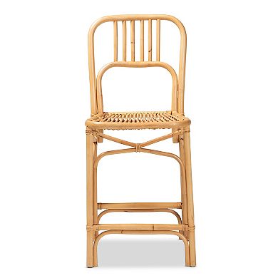 bali & pari Ivora Rattan Bar Stool