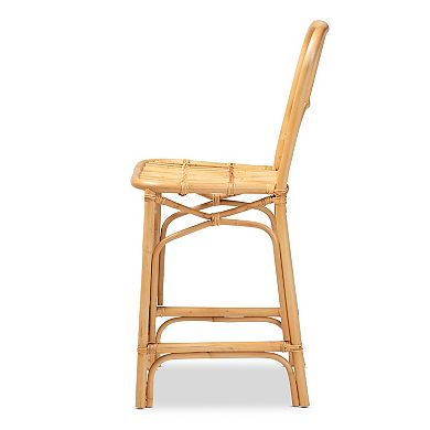bali & pari Ivora Rattan Bar Stool