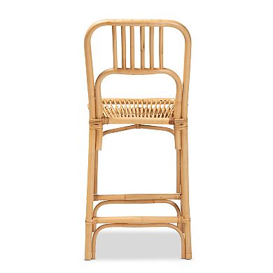 bali & pari Ivora Rattan Bar Stool