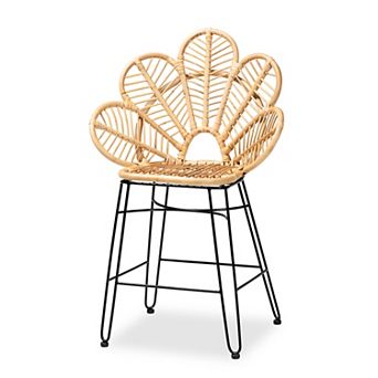 bali & pari Garan Rattan Bar Stool