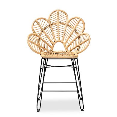 bali & pari Garan Rattan Bar Stool