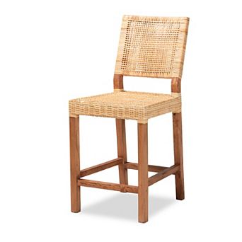 bali & pari Lesia Rattan Bar Stool