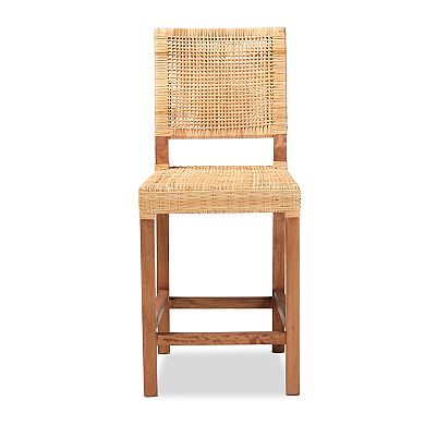 bali & pari Lesia Rattan Bar Stool