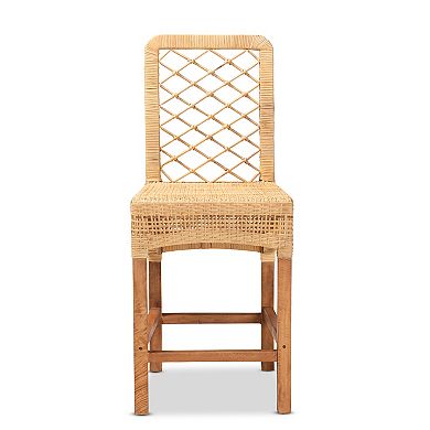 bali & pari Moscow Rattan Bar Stool