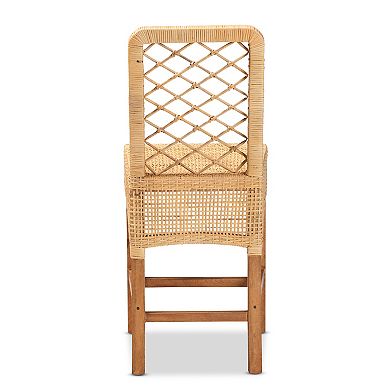 bali & pari Moscow Rattan Bar Stool