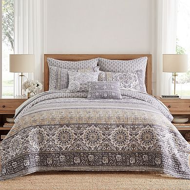 Levtex Home Lirelle 18" x 18" Quilted Medallion Pillow