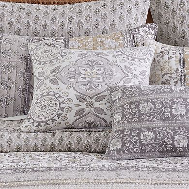 Levtex Home Lirelle 18" x 18" Quilted Medallion Pillow