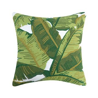 Levtex Home Hummingbird Grove Crewel Leaf Pillow