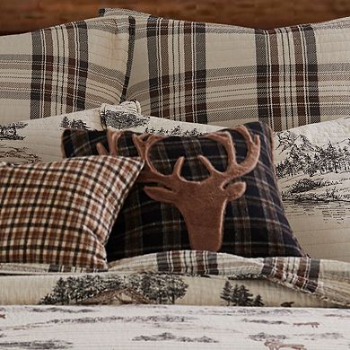 Levtex Home Lodge Toile Antler Throw Pillow