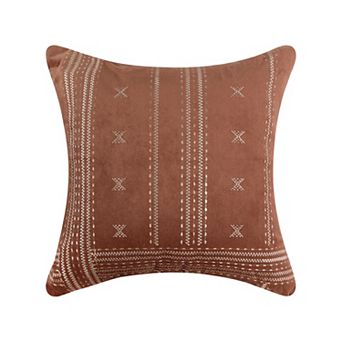 Levtex Home Corrales Rust Embroidered Pillow