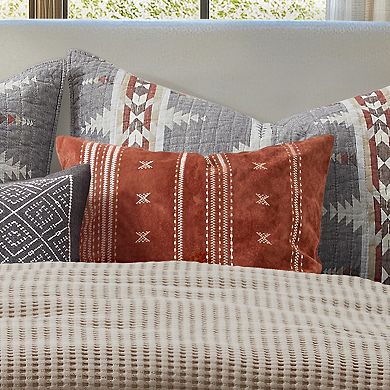 Levtex Home Corrales Rust Embroidered Pillow