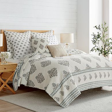 Levtex Home Kamira Spa Quilted Reversible Throw Pillow