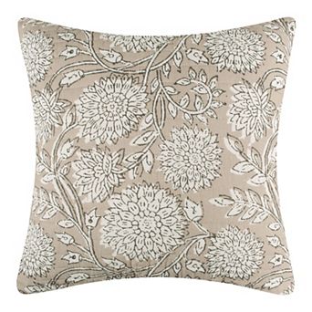 Levtex Home Adare Taupe Quilted Square Pillow