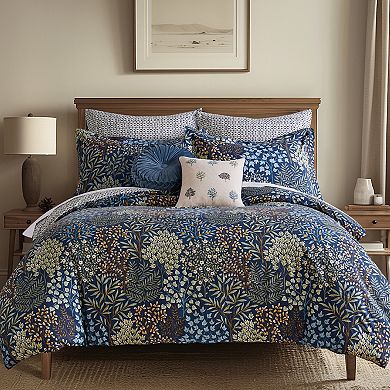 Levtex Home English Forest Navy Embroidered Tree