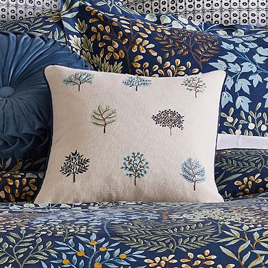 Levtex Home English Forest Navy Embroidered Tree