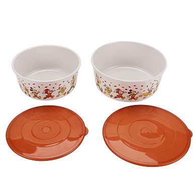 Celebrate Together™ Fall 2-pc. Mickey Mouse & Friends Harvest Food Storage Container