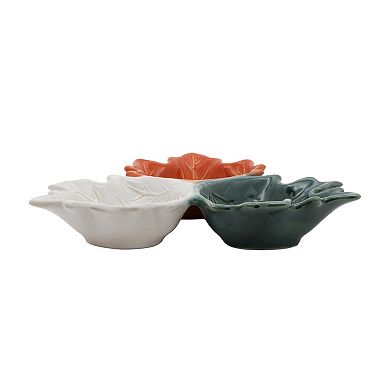 Celebrate Together™ Fall 3-Section Leaf-Shaped Serving Dish