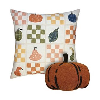 Celebrate Together™ Fall Pumpkin Decorative Pillows 2 pk