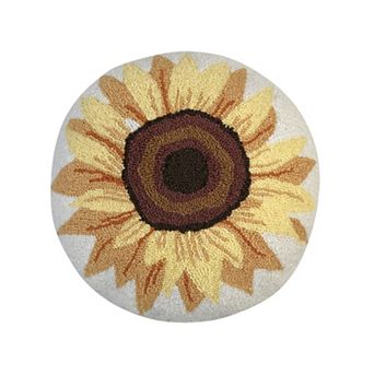 Celebrate Together™ Fall Hooked Sunflower Decorative Pillow