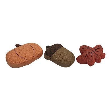 Celebrate Together™ Fall 3-pk. Pumpkin Acorn & Leaf Decorative Accent Pillows
