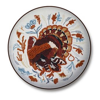 Celebrate Together™ Fall Turkey Round Decorative Throw Pillow