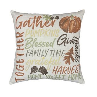 Celebrate Together™ Fall Gather Together Decorative Throw Pillow