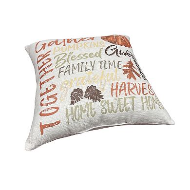 Celebrate Together™ Fall Gather Together Decorative Throw Pillow
