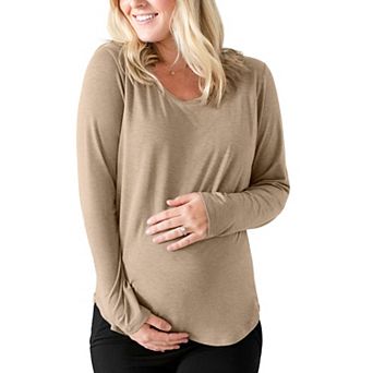 Maternity Kindred Bravely Long Sleeve Nursing T-Shirt