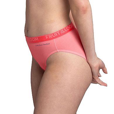 Women's Fruit of the Loom® Signature 5+1 Bonus Pack Cotton Stretch Hi-Cut Panties