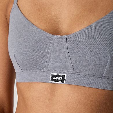 Hanes® Originals Ultimate 2-Pack Vintage Triangle Bralette Set DHO107