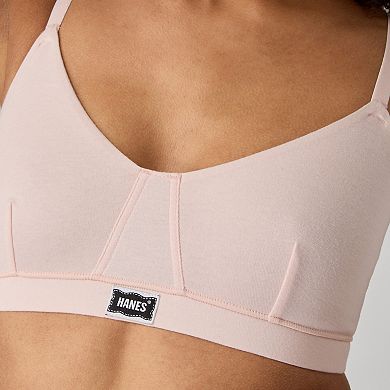 Hanes® Originals Ultimate 2-Pack Vintage Triangle Bralette Set DHO107
