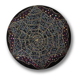 Celebrate Together™ Beaded Spider Web Throw Pillow