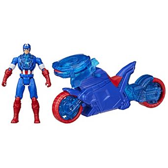 Hasbro Marvel Avengers Epic World of Action Captain America Shield-Shot Cycle Playset