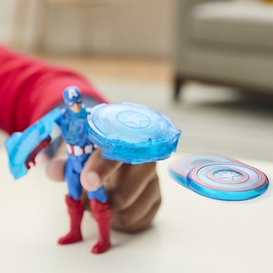 Hasbro Marvel Avengers Epic World of Action Captain America Shield-Shot Cycle Playset
