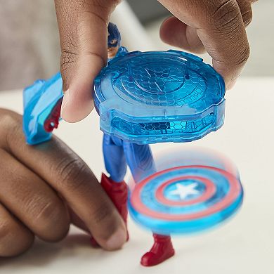 Hasbro Marvel Avengers Epic World of Action Captain America Shield-Shot Cycle Playset