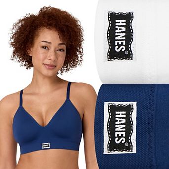 Hanes® 2 pk Vintage Seamless Wireless Contour Bra DHK203