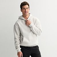 Men's Tek Gear Ultrasoft Fleece Relaxed Hoodie (Silver Spirit)