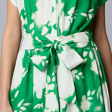 Women's Simply Vera Vera Wang Tie Front Midi Dress