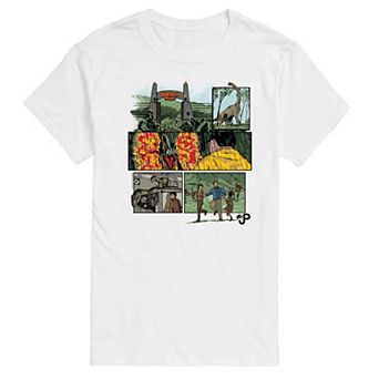 Big & Tall Jurassic World Comic Graphic Tee