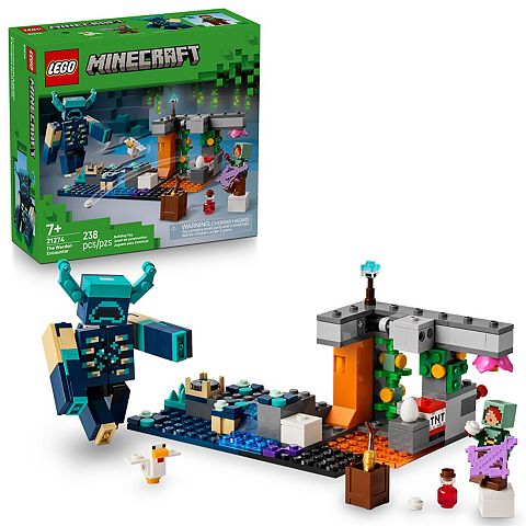 Детские конструкторы LEGO Minecraft The Warden Encounter 21274 Building Kit (238 Pieces)