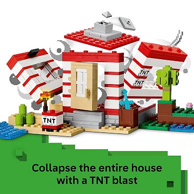 LEGO Minecraft The TNT Jungle House 21275 Building Kit (287 Pieces)