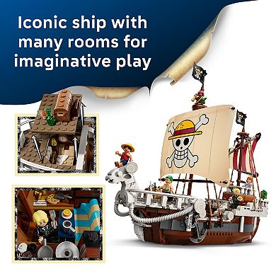 LEGO One Piece The Going Merry Pirate Ship 75639 Building Kit (1376 Pieces)