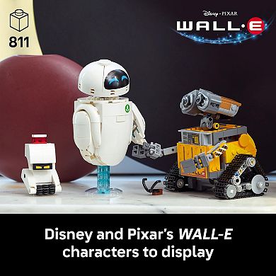 LEGO Disney's WALL-E & EVE 43279 Building Kit (811 Pieces)