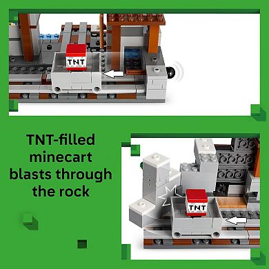 LEGO Minecraft The Pickaxe Mine 21277 Building Kit (530 Pieces)